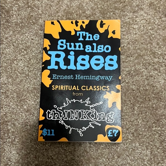 The Sun Also Rises Book - Black and Orange Cover - Picture 1 of 3
